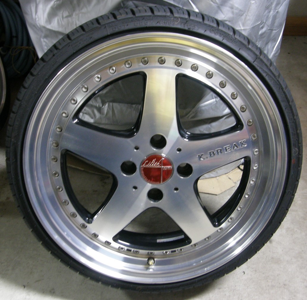K.BREAK 17in ポリッシュ 軽自動車用 中古品 K.BREAK 17インチ