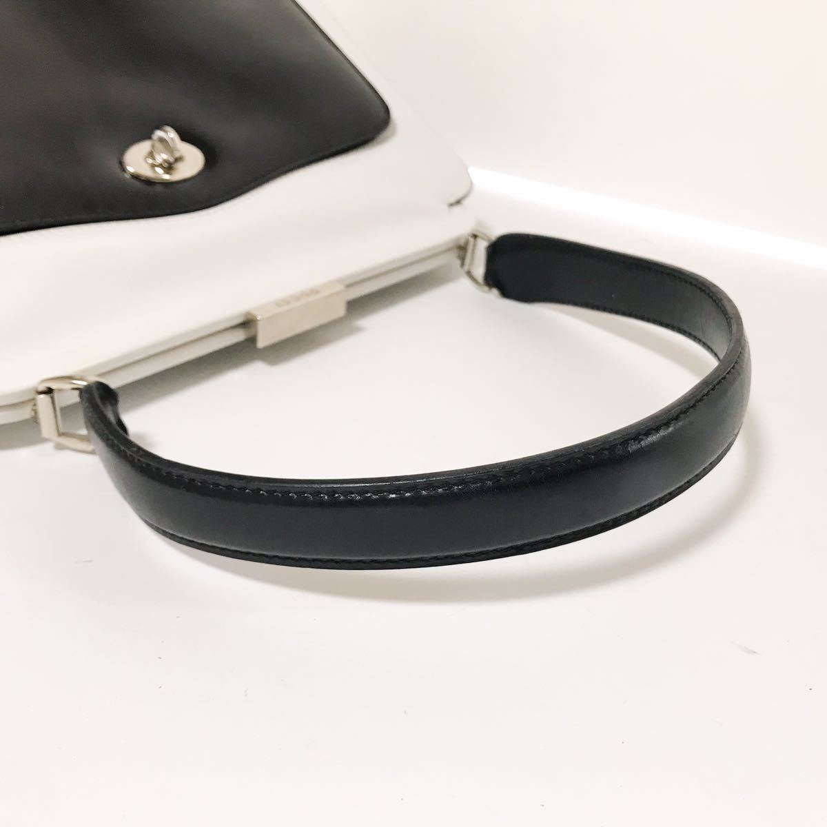 1円 《希少・未使用に近い》 グッチ ターンロック ハンドバッグ トート 