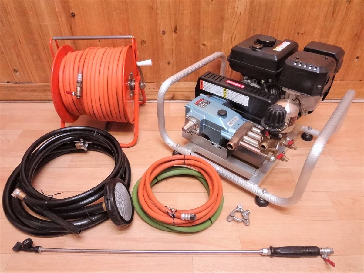 丸山 動力噴霧器 MS334 ガソリンエンジン ホースリール付き 三菱 GB130 セット 動噴(噴霧器)|売買されたオークション情報 ...
