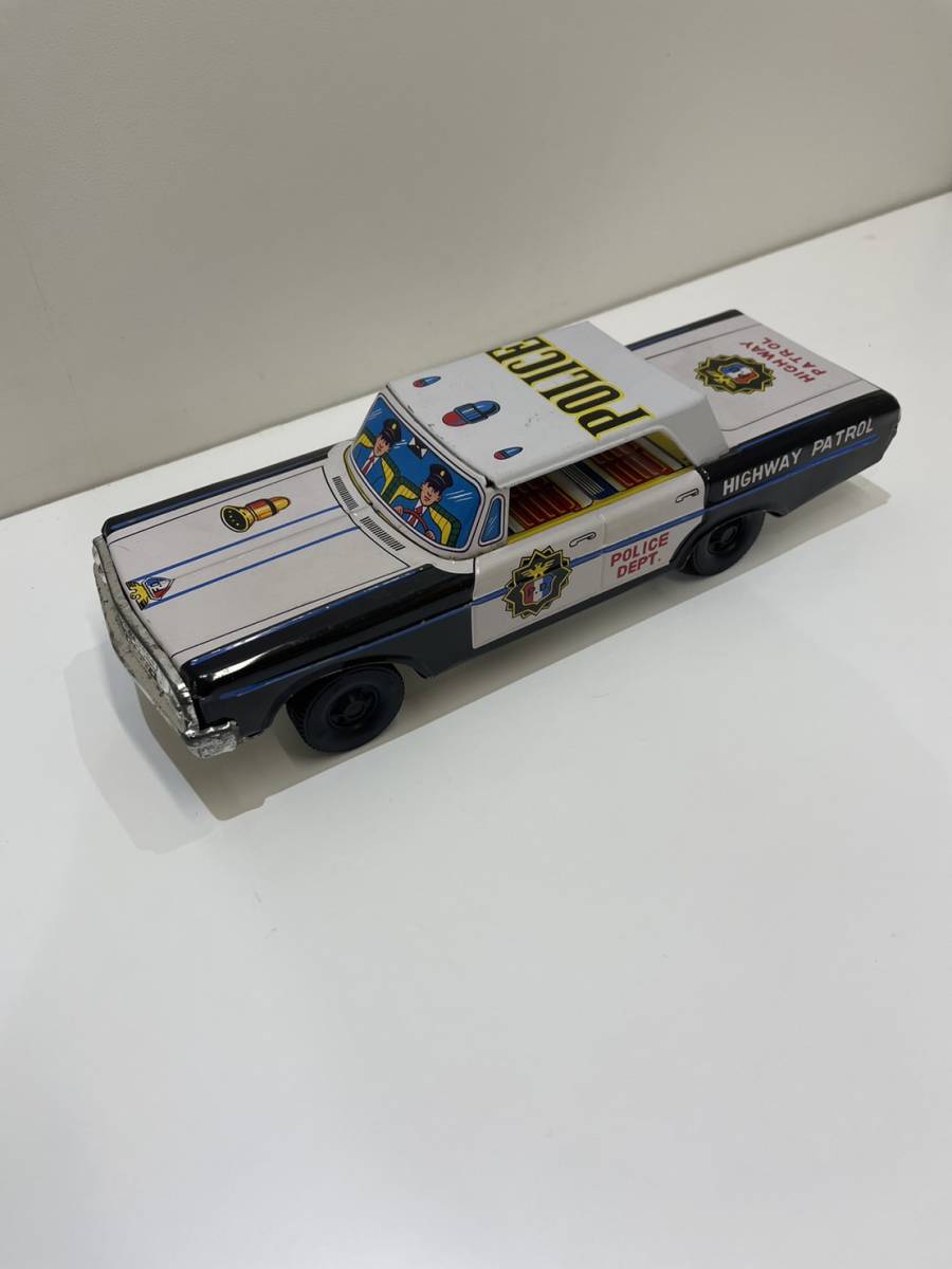 【希少・当時物】増田屋製 ブリキ玩具「HIGHWAY PATROL P-10」 1950s 増田屋製 ハイウェイパトロール | ブリキのおもちゃ