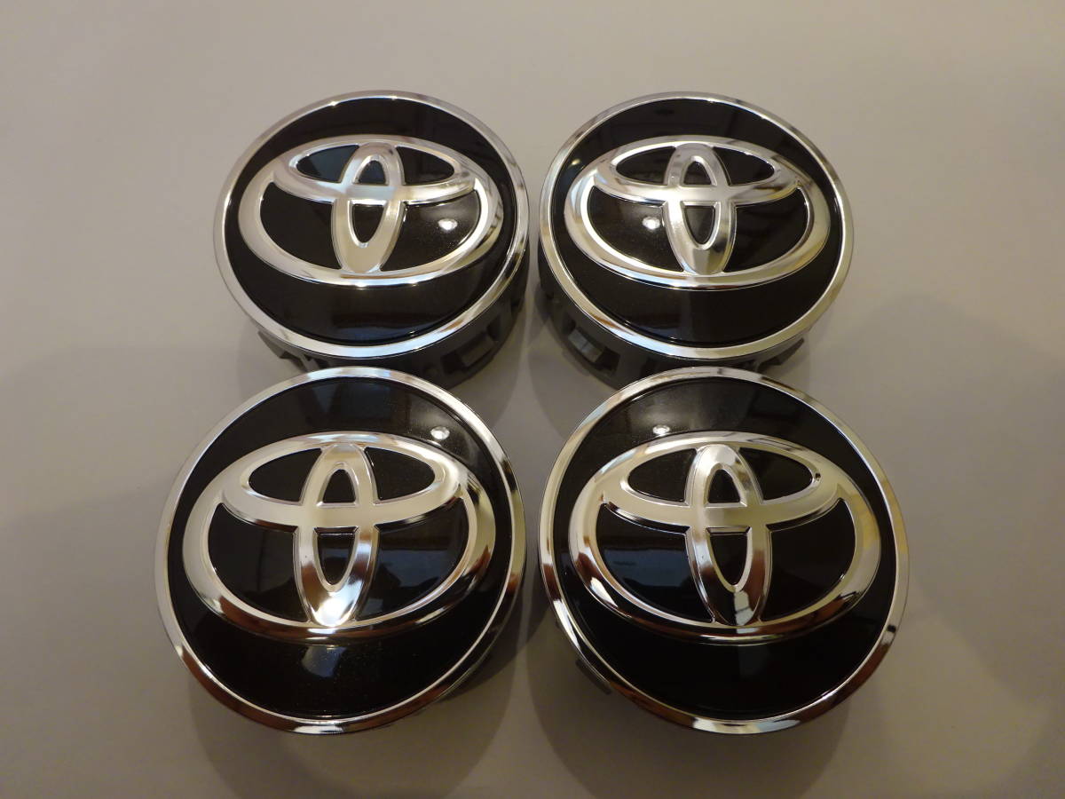 トヨタ 50 プリウス純正ホイール センターキャップ 4個 黒 54mm 42603 