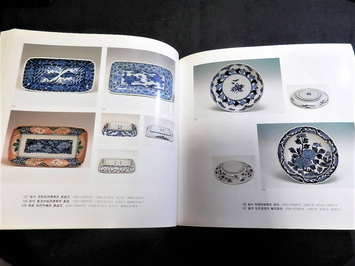 美術品・アンティーク・コレクション 古伊万里 染付 団龍文輪花皿 太