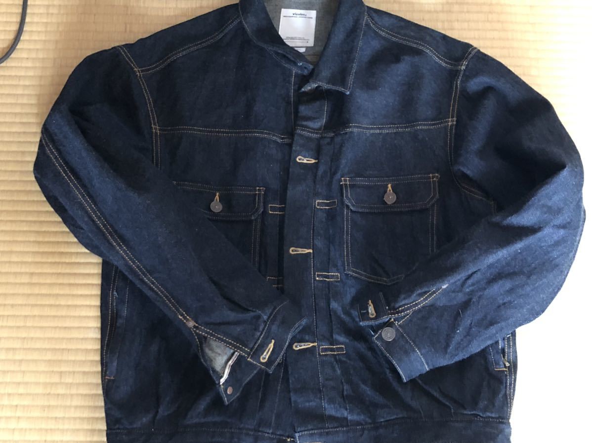 VISVIM ☆ SS 101XX JKT RAW MUD OVERDYE 2 泥染デニムジャケット