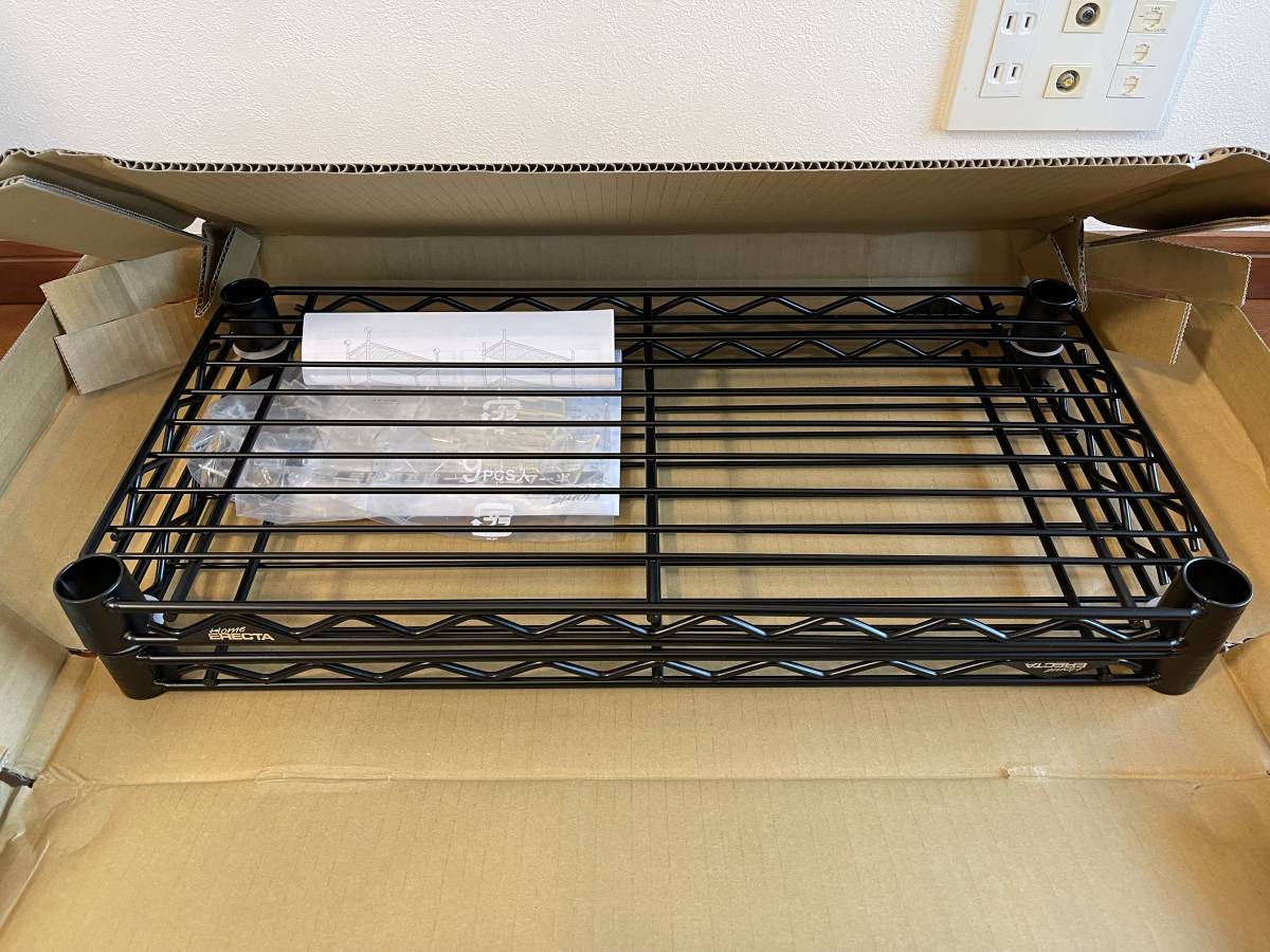 Home ERECTA ホームエレクター オーダーシェルフ マットブラック② 