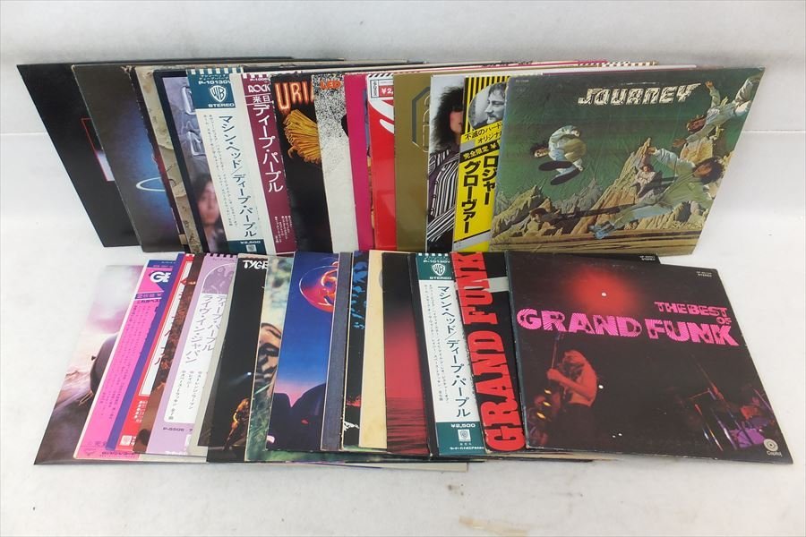 30枚 アーティスト様々 ▽まとめて出品▽ 01洋楽ハードロック系 LP THE