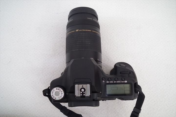 ☆ Canon キャノン EOS50D デジタル一眼レフ 75-300mm 1:4-5.6 II 中古 221107T3044 EOS Canon 50D ボデイ 動作好調 レンズ2本・SPEED