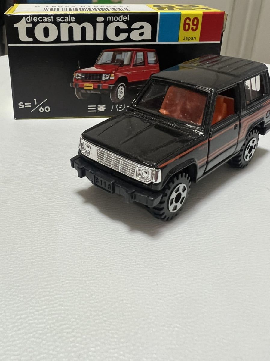 トミカ No.69 黒箱 三菱 パジェロ ブラック 国産 トミカ 黒箱 日本製