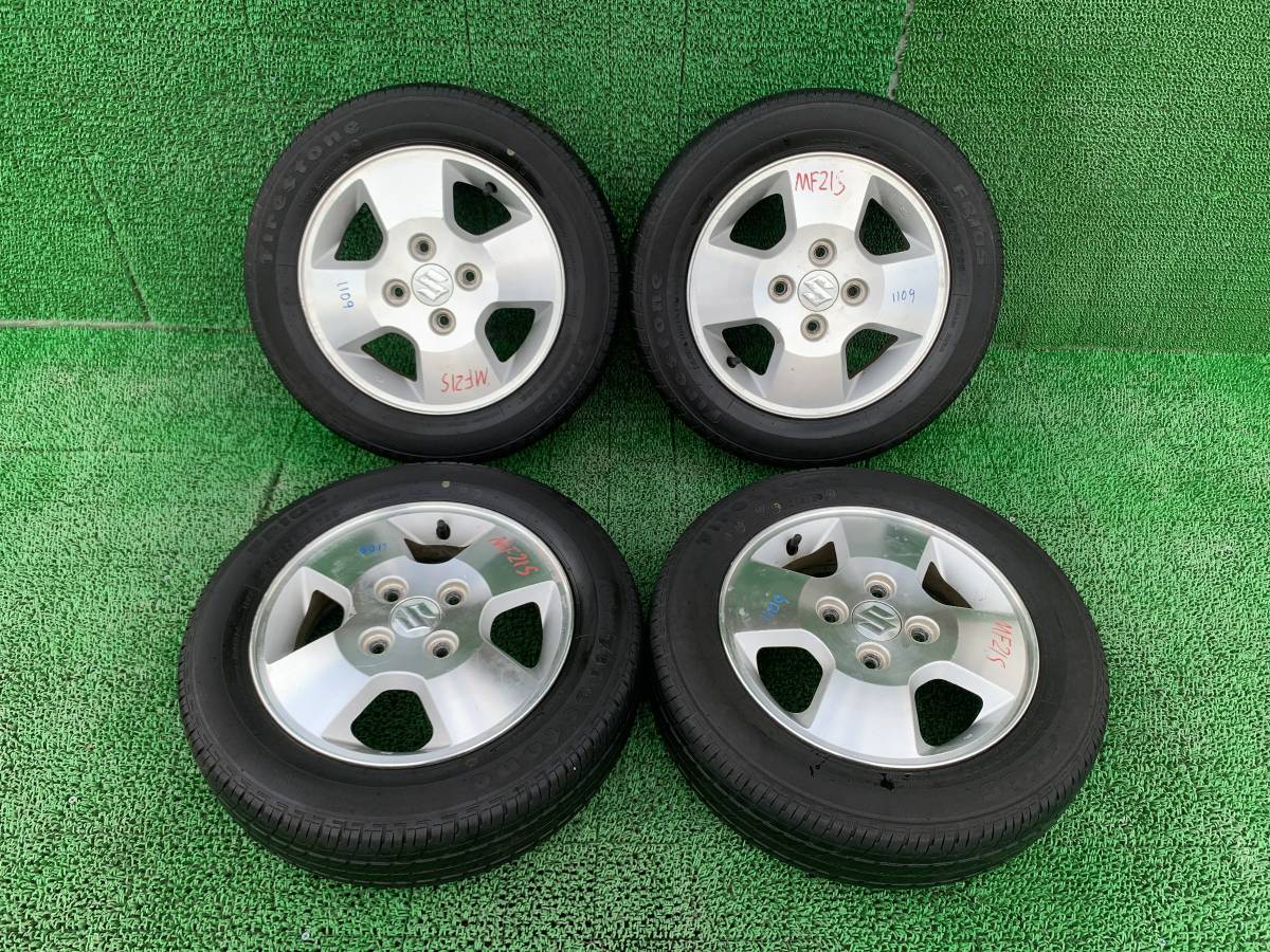 スズキ ワゴンR アルト MRワゴン 純正 アルミホイール 4本 4穴 13×4.00