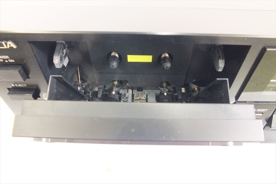 ◇ AIWA アイワ XK-005 カセットデッキ 中古 現状品 221109G3260