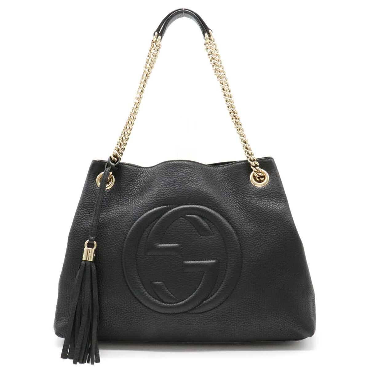 GUCCI グッチ ソーホー インターロッキングG ロゴ チェーンバッグ 