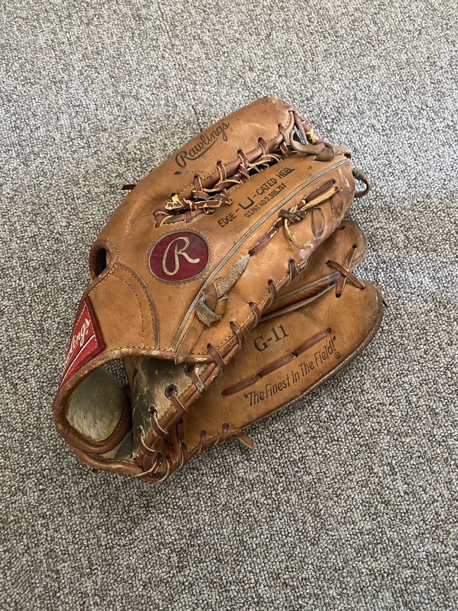 ♪希少 ローリングス 軟式グローブ Rawlings RG-251 G-11外野手用 WING