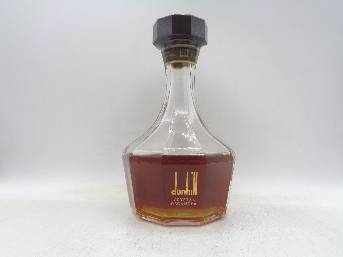 DUNHILL ダンヒル クリスタル デキャンタ スコッチ ウイスキー 未開封 古酒 Z6889