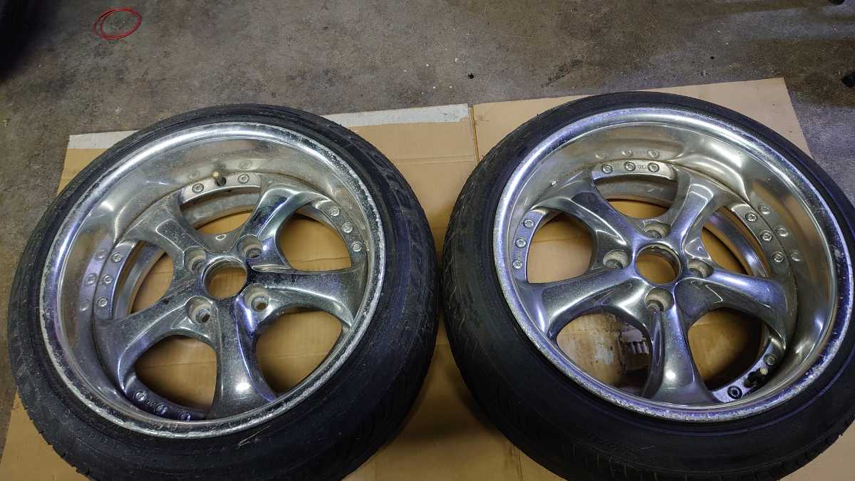 低価，定番 稀少 WORK VS-KF 15インチ 7.5J+16 4H PCD100 2本 深リム(社外品)｜売買されたオークション情報、yahooの商品情報をアーカイブ公開 - オークファン 4穴