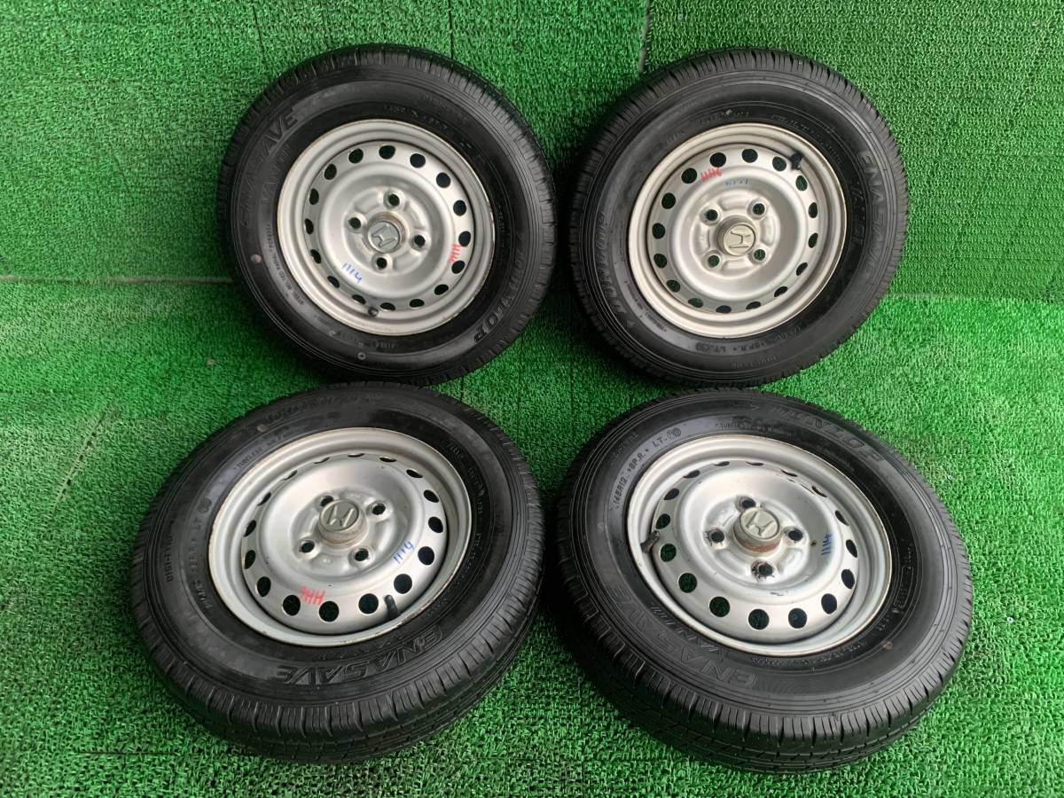 三菱 純正 U61V 12インチ × 3.50B 4穴 PCD100 スチールホイール 145R12