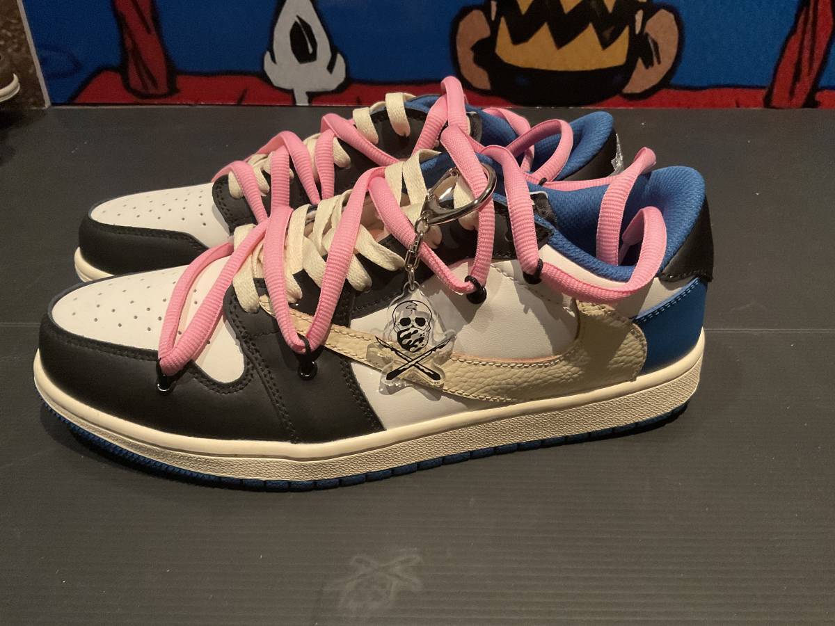 Shoe Scott Surgeon Spins Scott's SNKRS THE SHOE SURGEON NIKE TRAVISSCOTT CACTUSJACK AJ1 青白 US10 28cm 管理番号：東京事務所衣装D14