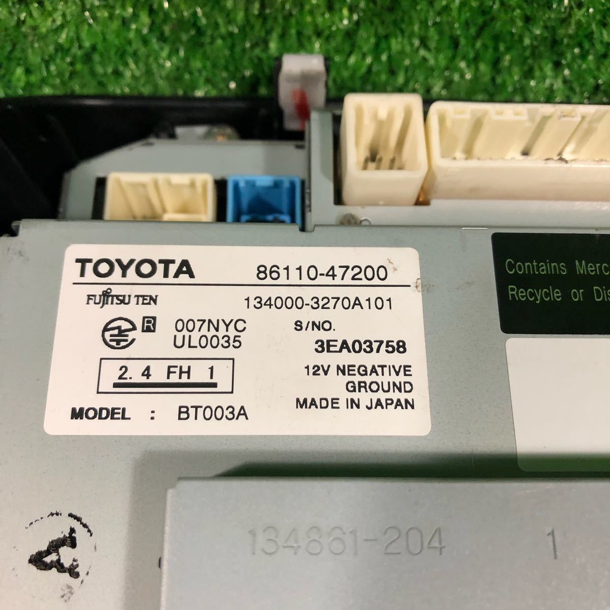 トヨタ 純正 プリウス 《 NHW20 》 マルチモニター 86110-47200 ナビ