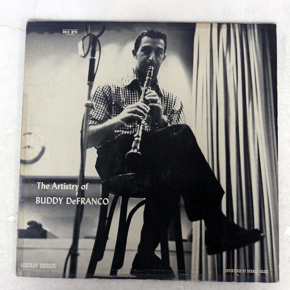 米 SONNY CLARK参加!!54年オリジナル黄DG BUDDY DEFRANCO/ARTISTRY OF/NORGRAN MGN-1012
