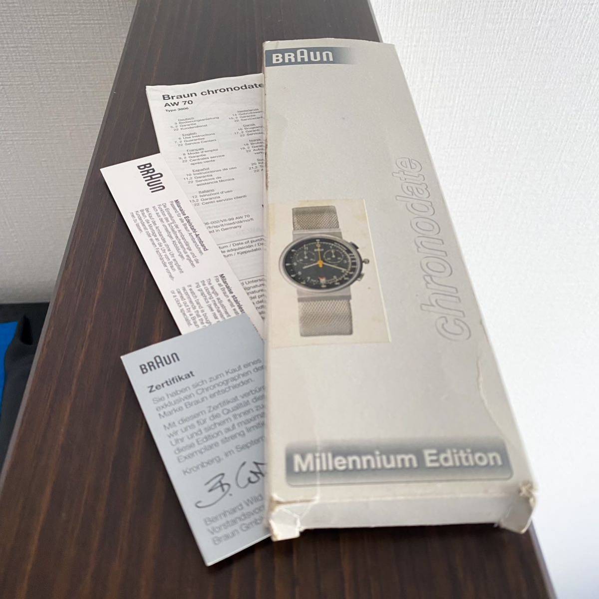 BRAUN AW-70 クロノグラフ ミレニアム エディション 限定品 世界9999本 