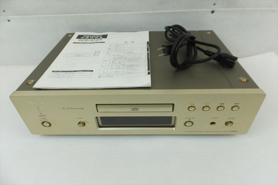 DENON CDプレーヤー DCD-S10Ⅲ CDプレーヤーデノン 中古品DENON