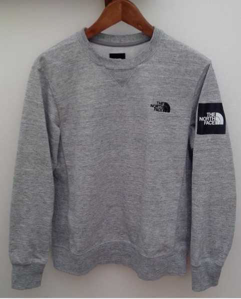 人気SALE，正規品 ザ ノースフェイス THE NORTH FACE スクエアロゴクルー スウェット トレーナー グレー M(その他)｜売買されたオークション情報、yahooの商品情報をアーカイブ公開 - オークファン 男性用