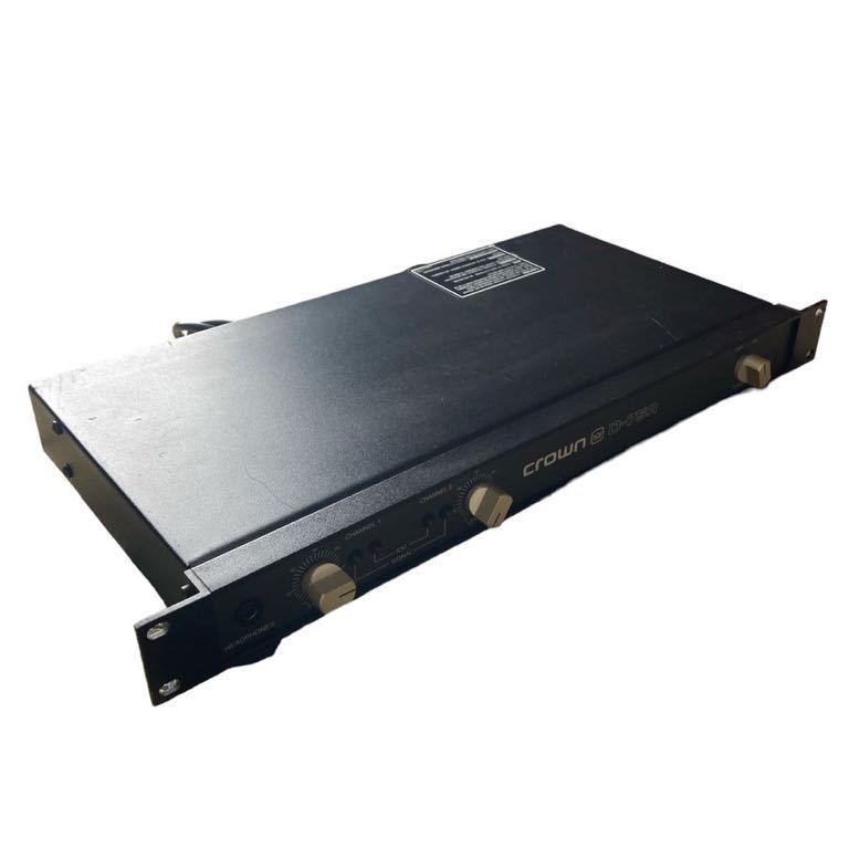 現状品】CROWN パワーアンプ D-75A 【公式通販】