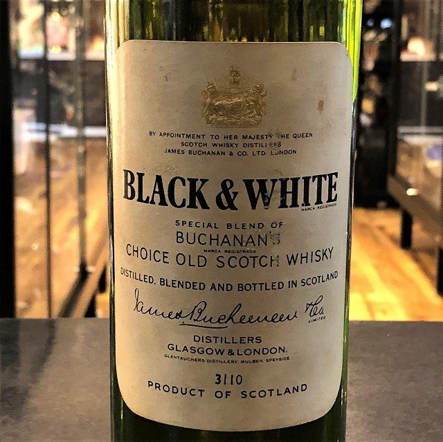 ブラック＆ホワイト スコッチウイスキー BLACK&WHITE BUCHANAN'S