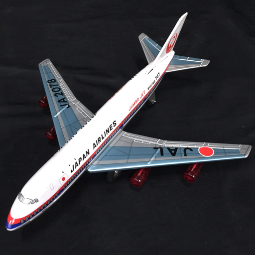 限定セール，得価 ネモト フィリクショントーイ ジャンボジェット JUMBO JET BOEING 747 ブリキ 日航 保存箱付 おもちゃ QR121-252(航空機)｜売買されたオークション情報、yahooの商品情報をアーカイブ公開 - オークフ 航空機
