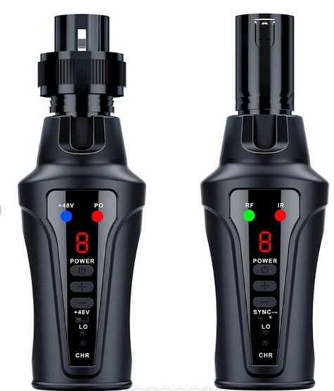 KIMAFUN ワイヤレス : 2人用 完全防水ワイヤレスマイク 2人用ワイヤレスヘッドセットマイク KIMAFUN　2.4G　デジタルワイヤレス ダイナミックマイク　ワイヤレスマイク　KM-U208A　(XLR受信機) 　16チャネル＆48Vファンタム電源