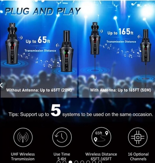 KIMAFUN ワイヤレス : 2人用 完全防水ワイヤレスマイク 2人用ワイヤレスヘッドセットマイク KIMAFUN　2.4G　デジタルワイヤレス ダイナミックマイク　ワイヤレスマイク　KM-U208A　(XLR受信機) 　16チャネル＆48Vファンタム電源