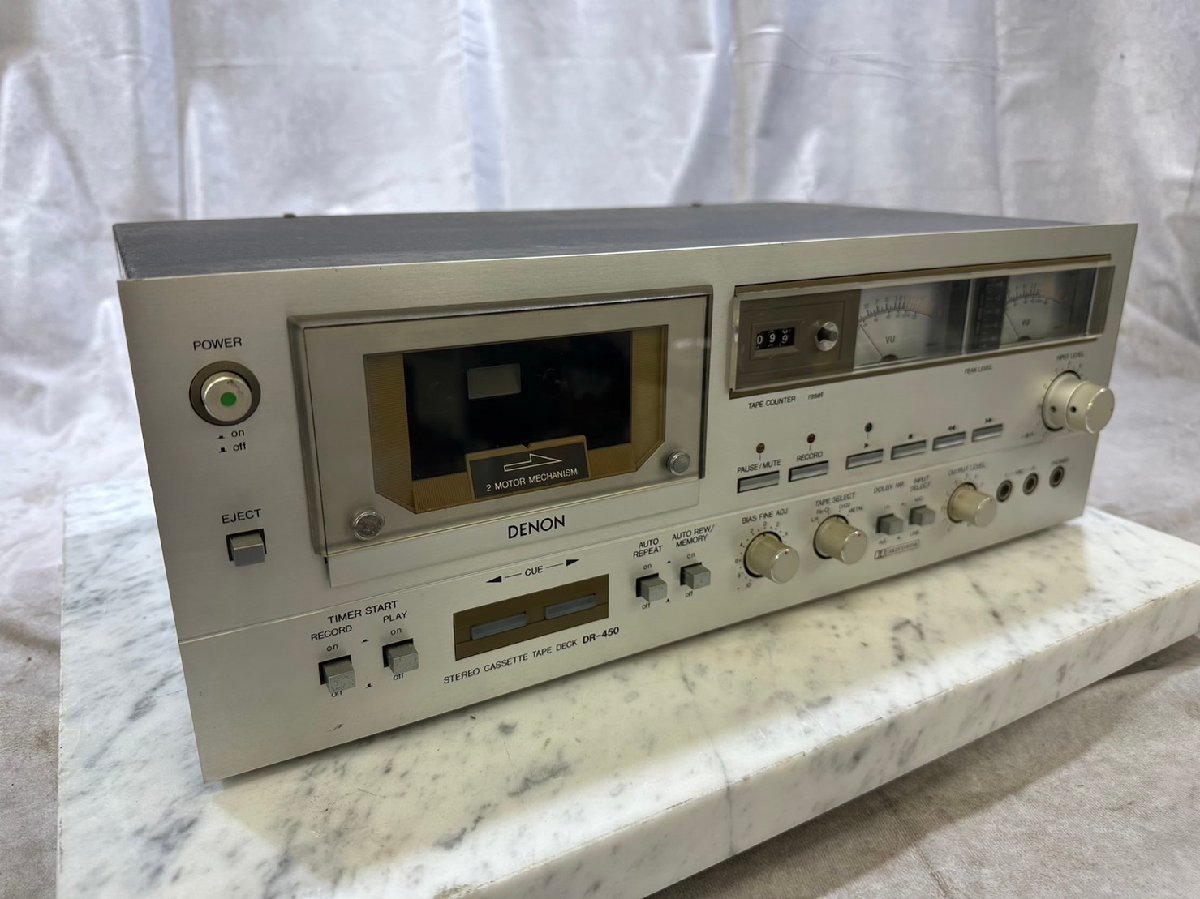 正規品 購入 □t1399 現状品☆DENON デノン DR-450 カセットデッキ