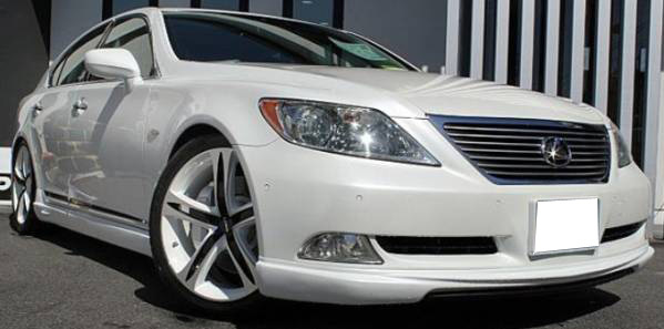 レクサス LS600前期 フロントバンパー ハーフエアロ付き LS 460 \\u2044 600 LS 460 600 レクサス 前期 ハーフ エアロ セット 安定の人気 安心のFRP製
