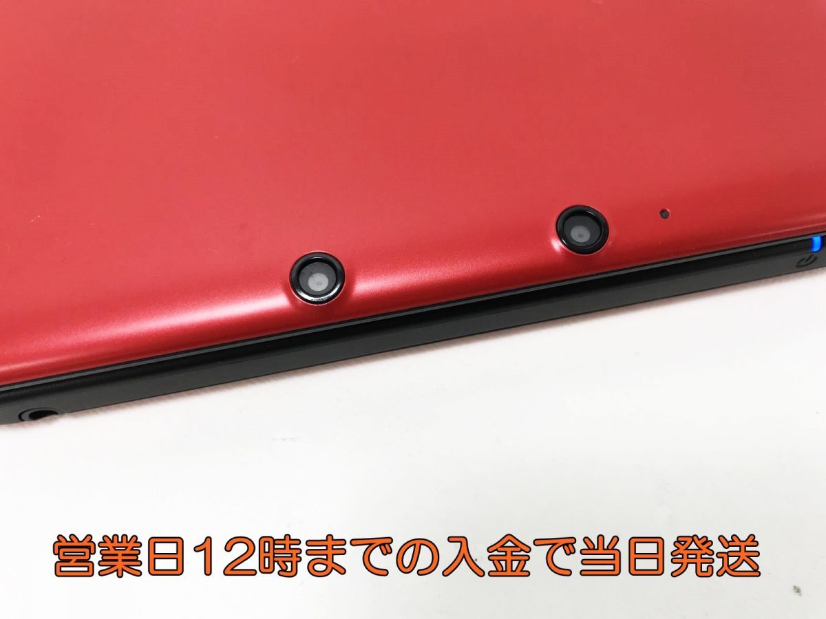 1円】ニンテンドー3DS LL レッドーXブラック 任天堂 ゲーム機本体 初期