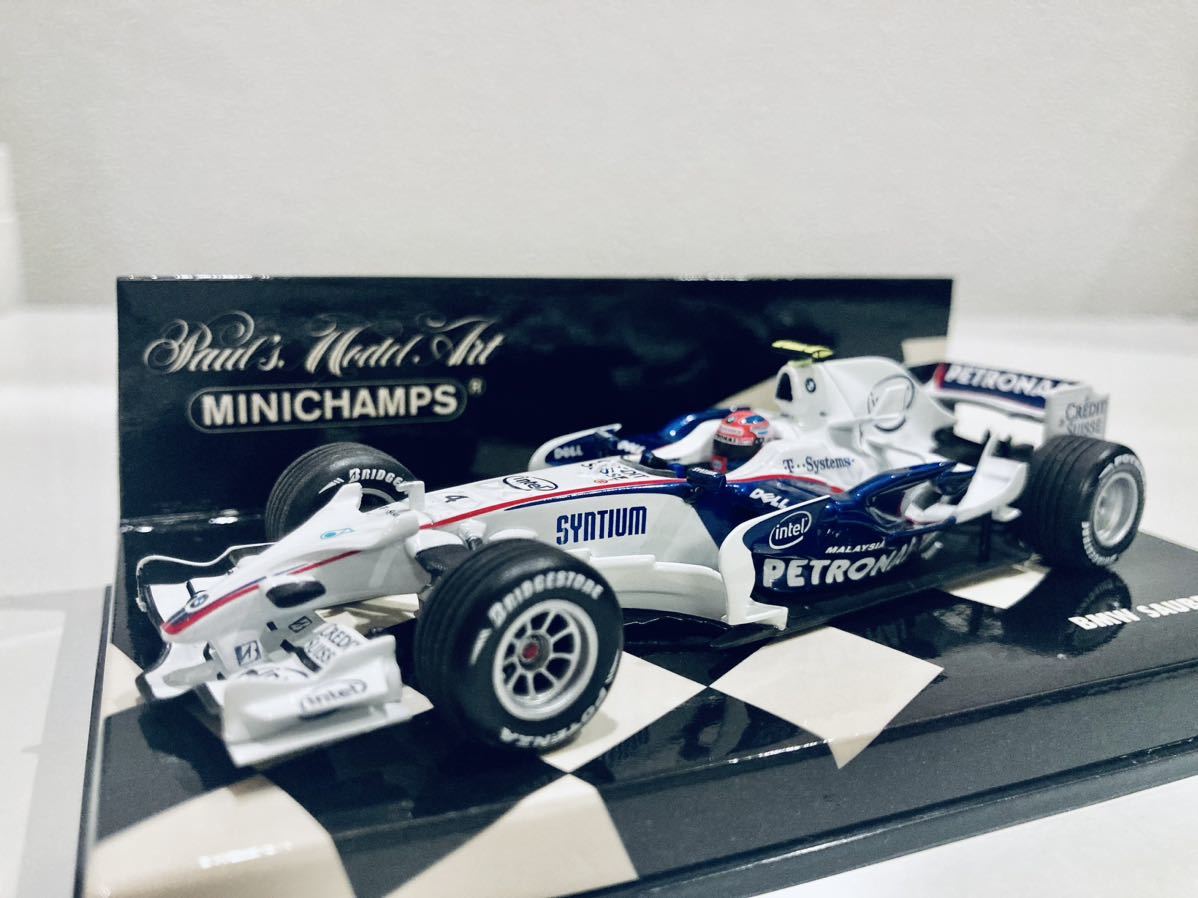 1/43 ミニチャンプス ザウバー F1.08 クビサ 日本GP 2008 1/43
