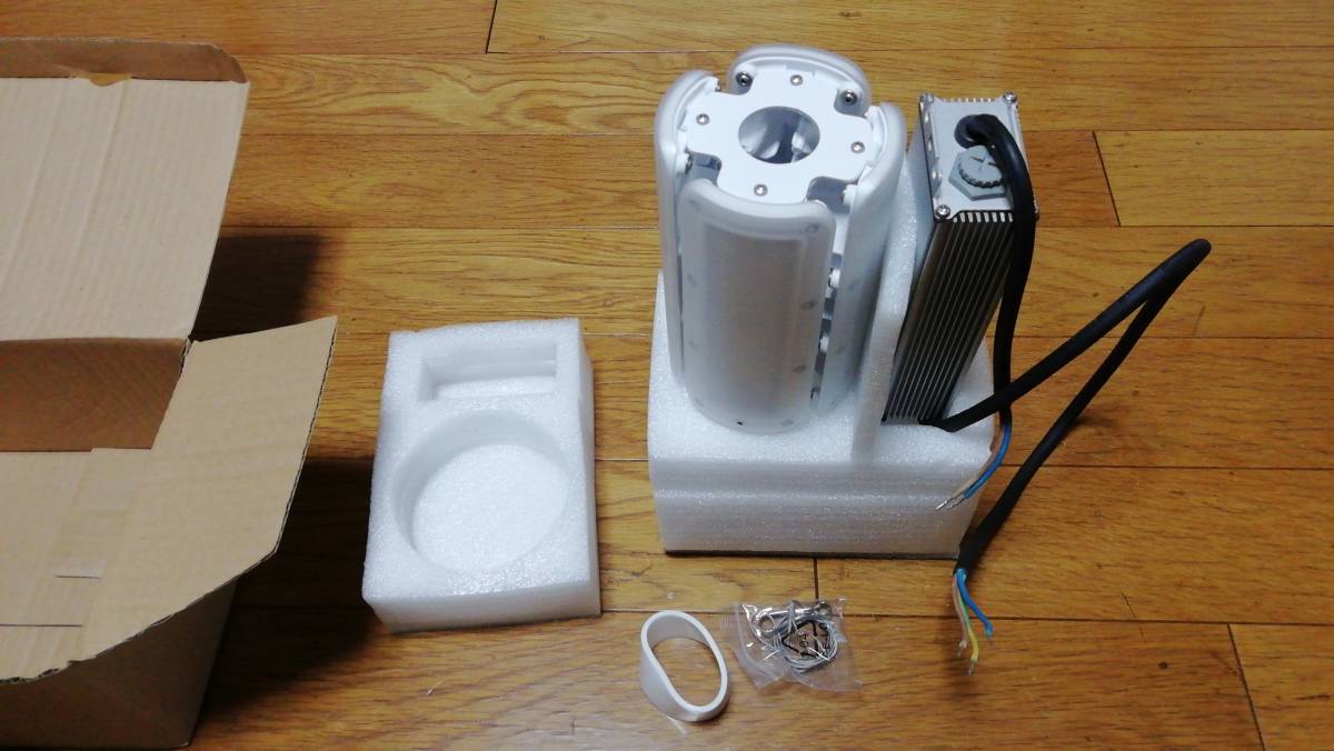 CWLDTS60W50K330E39V2 ライト&frasl;照明&frasl;LED 水銀灯形LED・LED電源セット(E39 電源内蔵 ラインナップ水銀灯250W相当 昼 COWELL ライトバルブ　CWLDTS60W50K330E39V2 60W 5000K 未使用品