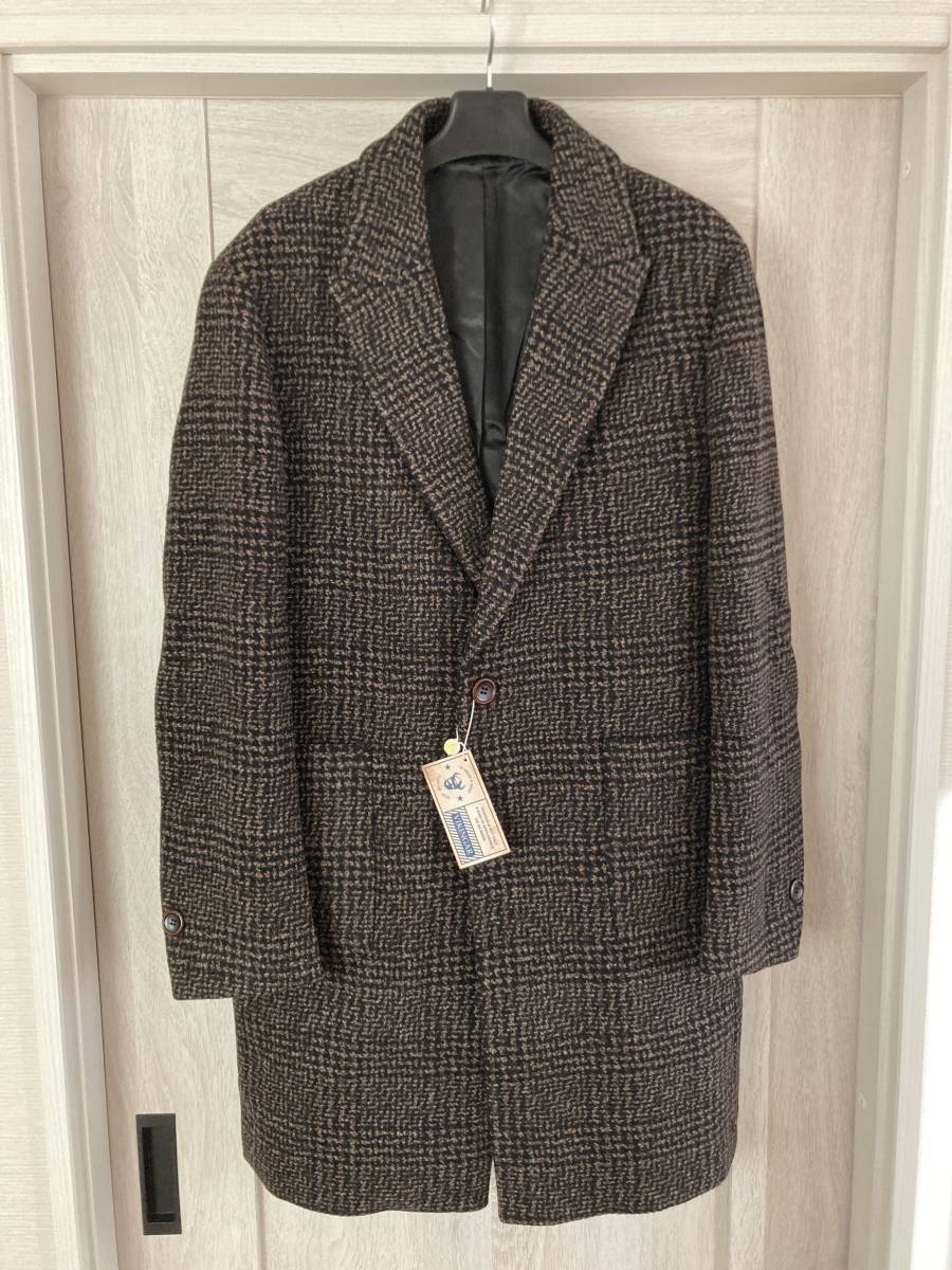 SALE，大人気 好デザイン & 雰囲気抜群 vikinger ブラウンベース グレンチェック クラシコ チェスター コート italy 48 ~ 50 程 #2(Lサイズ)｜売買されたオークション情報、yahooの商品情報をアーカイブ公開 - Lサイズ