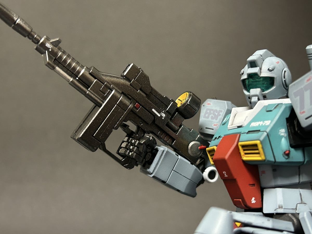 HG 1/144 RGM-79 GM スレッガー搭乗機 塗装完成品 RGM-79 1⁄