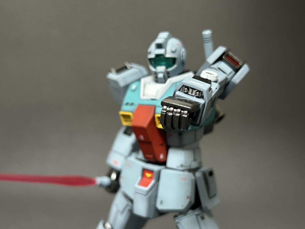 HG 1/144 RGM-79 GM スレッガー搭乗機 塗装完成品 RGM-79 1⁄