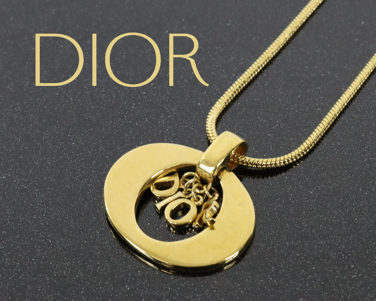 Christian Dior クリスチャンディオール ロゴ ネックレス アクセサリー 