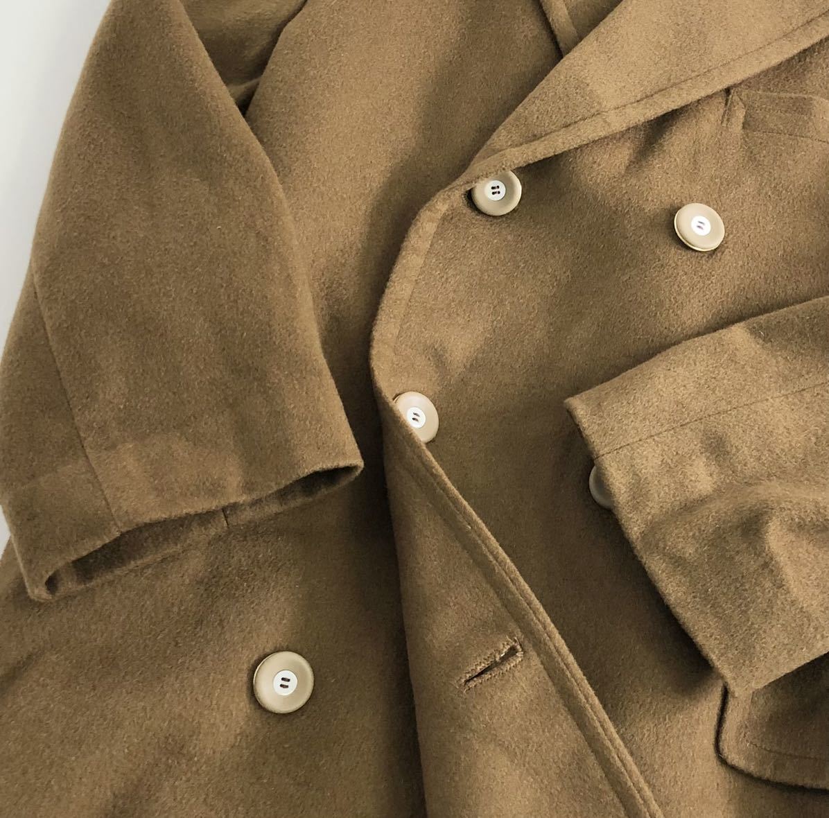 CL5《美品》スコットランド製 CROMBIE クロンビー カシミヤ×ビキューナ 