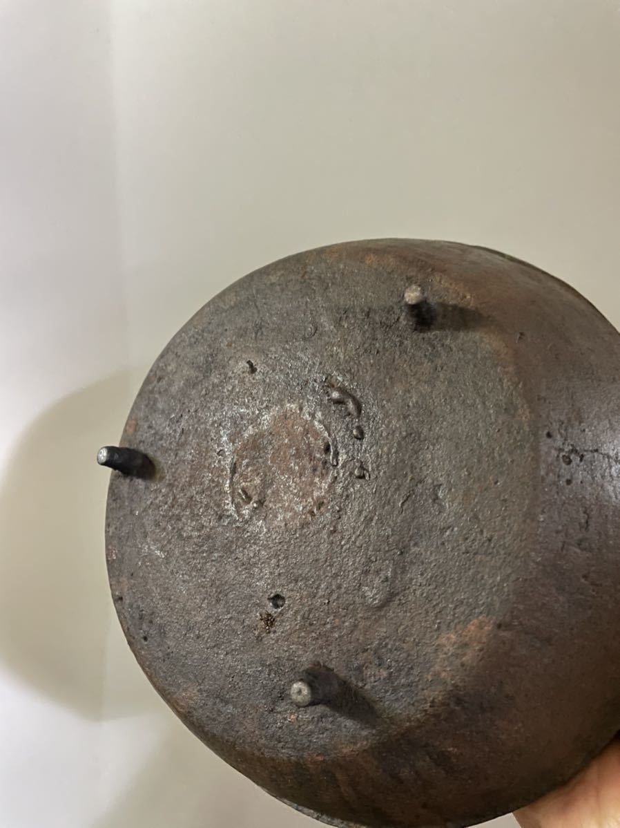 三足 砲口 鉄砲口 江戸時代 古物保証 完品保証 宮崎寒雉