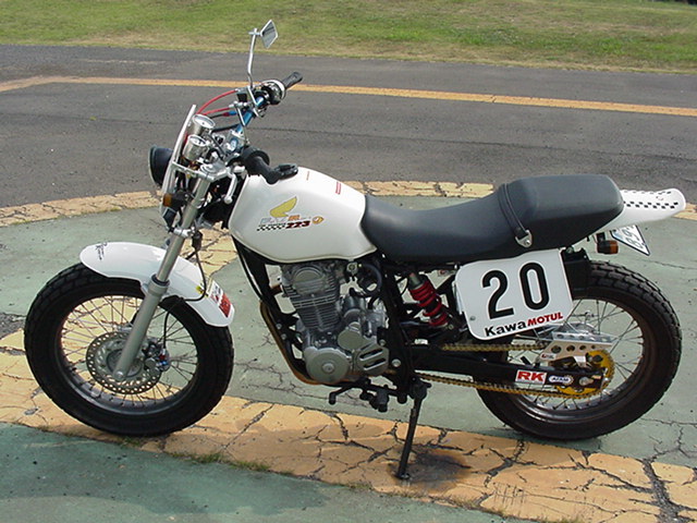 ☆(44) 角型ゼッケンプレート ビンテージモトクロス SR400 250TR 