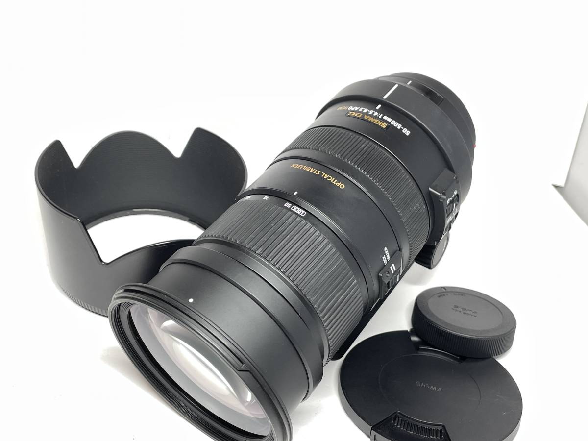 シグマAPO50-500 F4.5-6.3DG OS HMS 超望遠レンズ SIGMA APO 50-500mm