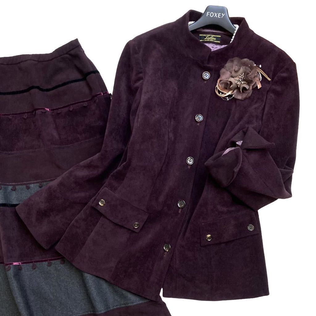 極美品◇Leilian レリアン 大きいサイズ XL 13+相当 気品漂う素敵な  