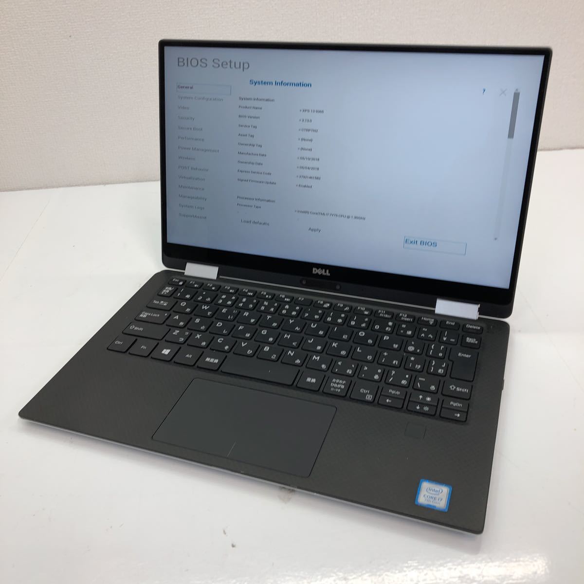 XPS 0 1 Dell Core 2-in-1 2 DELL ⁄ NEW i7 ジャンク 3 8500Y -