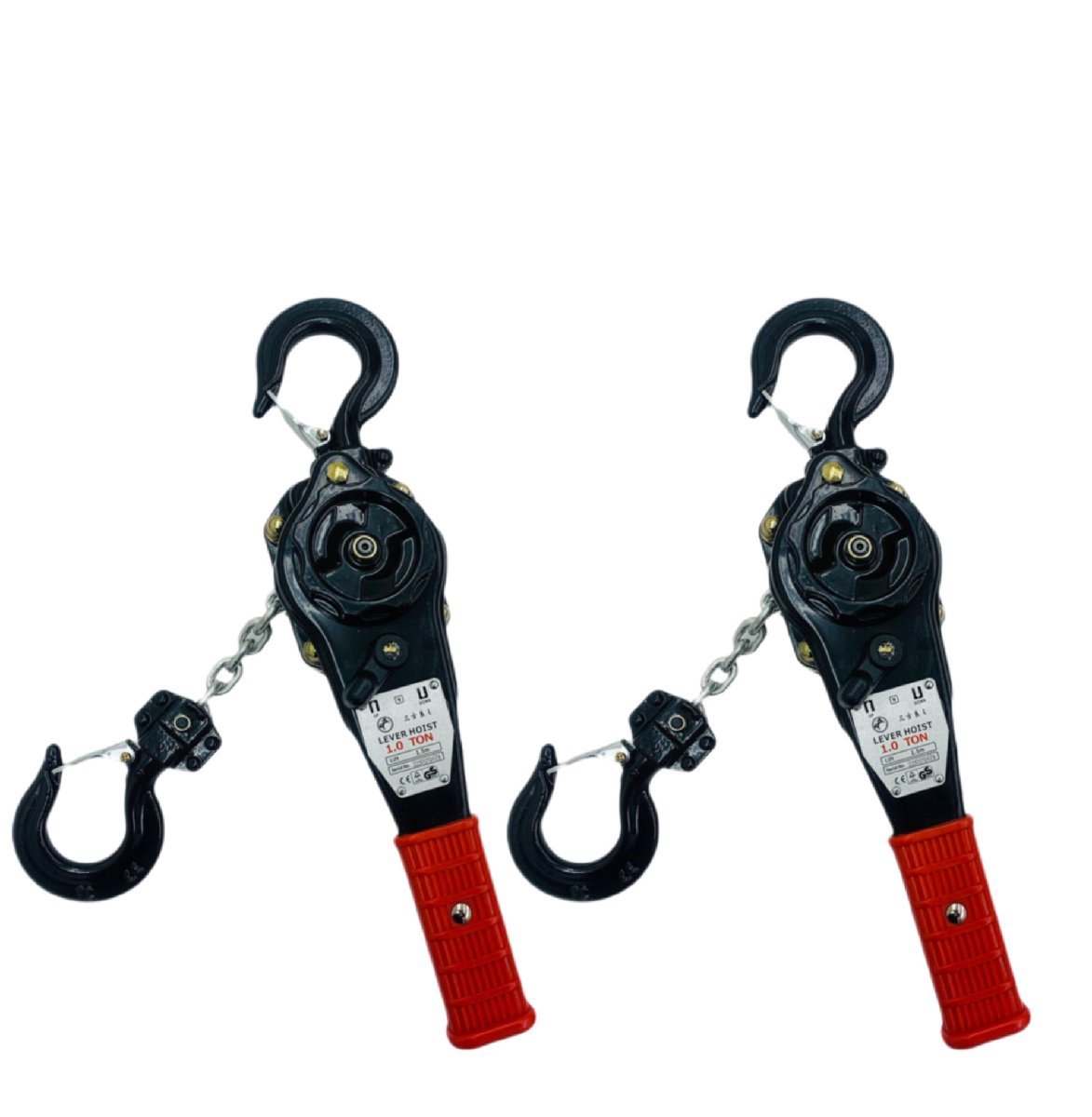 2台セット レバーホイスト1.0ton 1000kg 1.5m レバーブロック（Lever