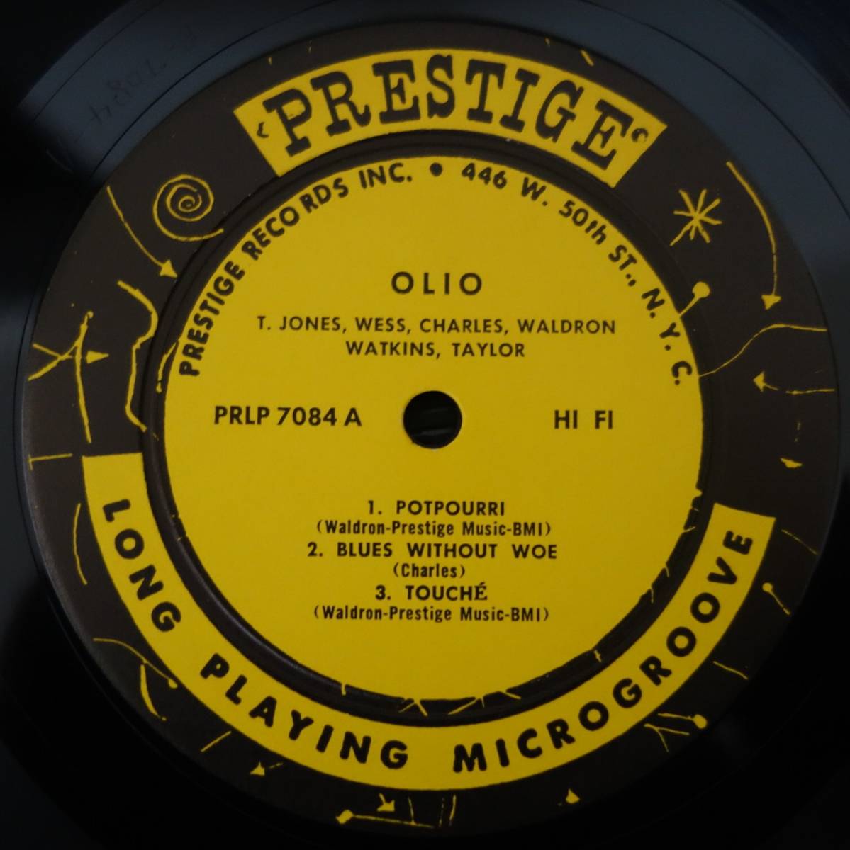Thad Jones AB プロモ RVG NYC 0 OLIO 極美盤USオリジナル ⁄ FRANK - WESS