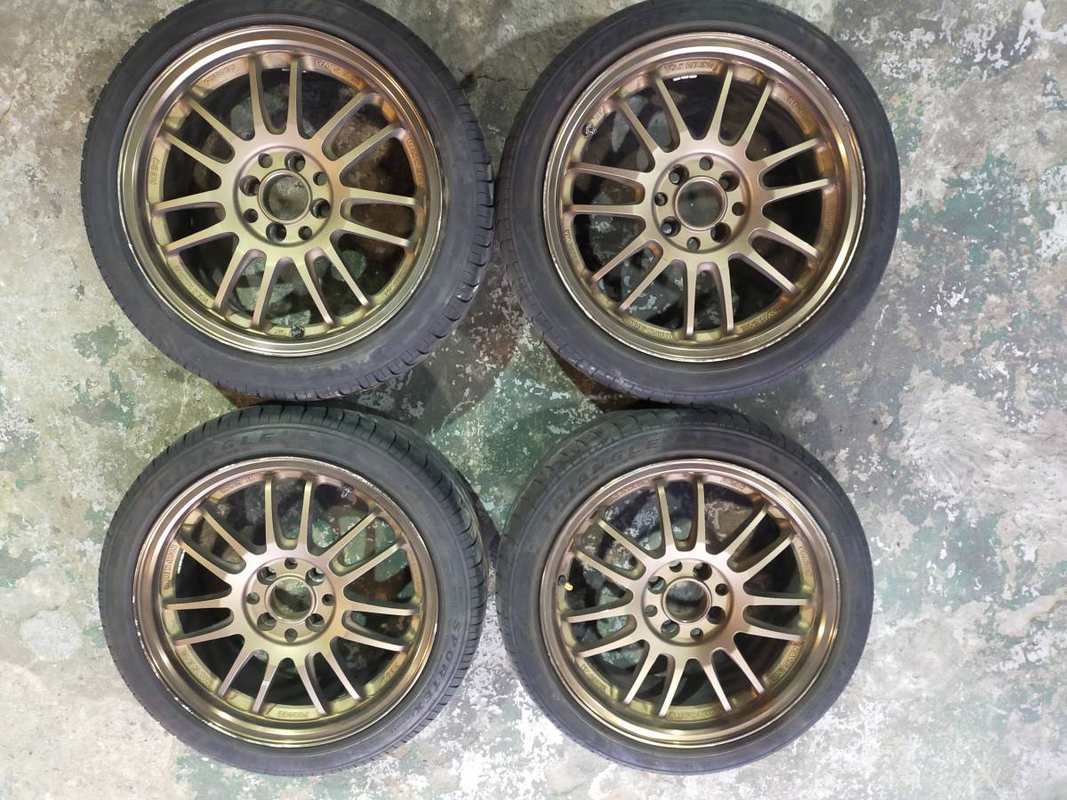 送料無料】RAYS RE30□195/45R16□16インチアルミタイヤセット□4H 