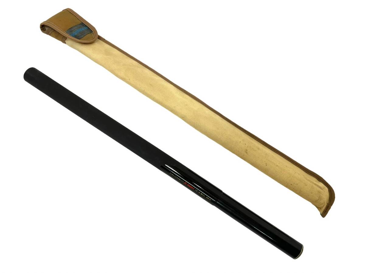 SHIMANO 渓流竿　αzooM 4.4 4.8 5.3m調整可　カバー袋有 SHIMANO/シマノ αZOOM 刀渓 抜XL 硬調 61 渓流竿 ハカマ/竿袋付き