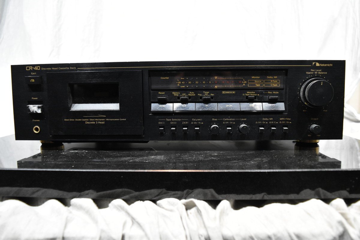 Nakamichi ナカミチ CR-40 カセットデッキ【ジャンク品】 ナカミチ