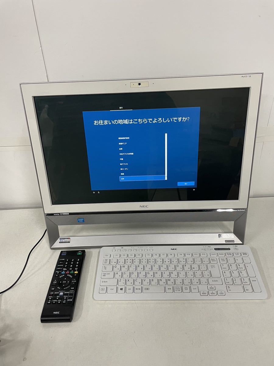 NEC VALUESTAR 一体型パソコン PC-VS370RSW 初期化済み【ME0292】 NEC